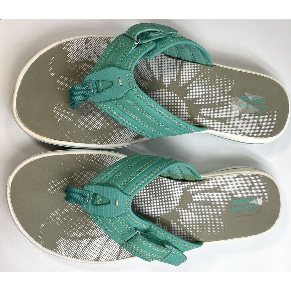 Clarks BREEZE Sea Women's Comfort  Walking Sandals Size US 8 EUR 39